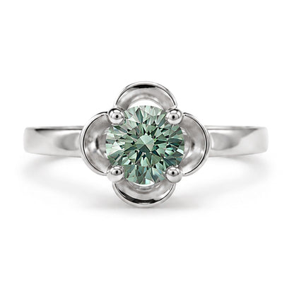 RS-10562 | Fancy Color 1CT Ring | White Gold Plated