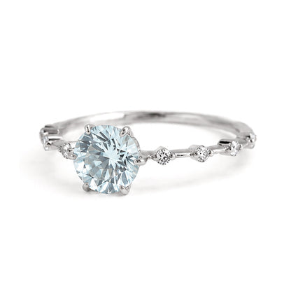 RS-10462 | Fancy Color 1CT Ring | White Gold Plated