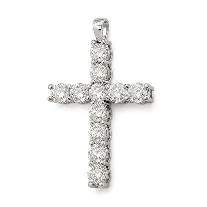 6CT Moissanite Cross Pendant | Power of Faith | Upgraded Version