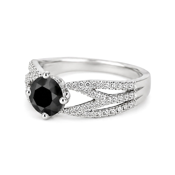 RS-10183 | Fancy Color 2CT Ring | White Gold Plated