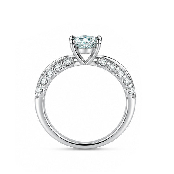RS-10102 | Fancy Color 1CT Ring | White Gold Plated