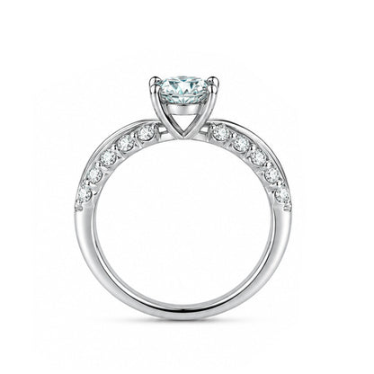 RS-10102 | Fancy Color 1CT Ring | White Gold Plated