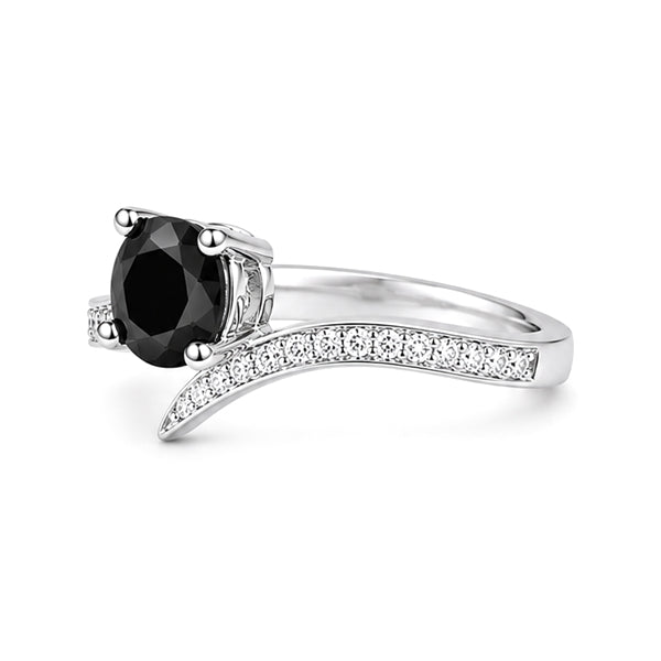 RS-10213 | Fancy Color 2CT Ring | White Gold Plated