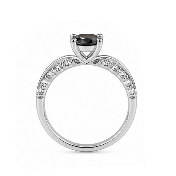 RS-10103 | Fancy Color 1CT Ring | White Gold Plated