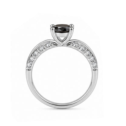 RS-10103 | Fancy Color 1CT Ring | White Gold Plated