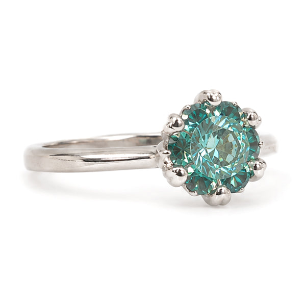 RS-10392 | Fancy Color 1CT Ring | White Gold Plated