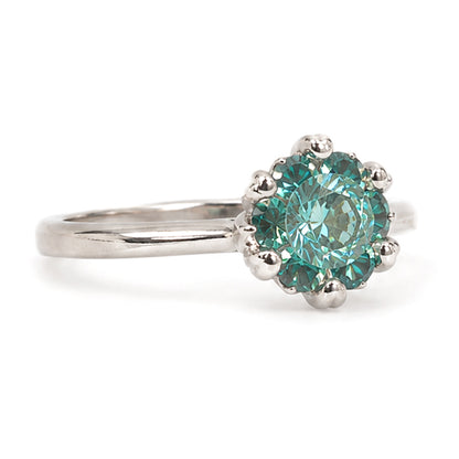RS-10392 | Fancy Color 1CT Ring | White Gold Plated