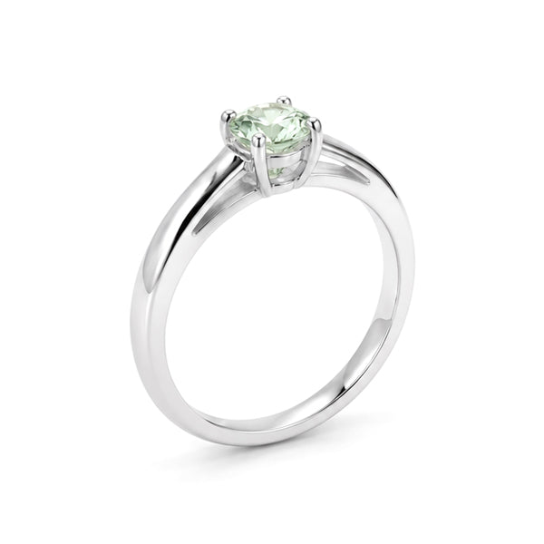 RS-10282 | Men's Fancy Color 0.5CT Ring | White Gold Plated
