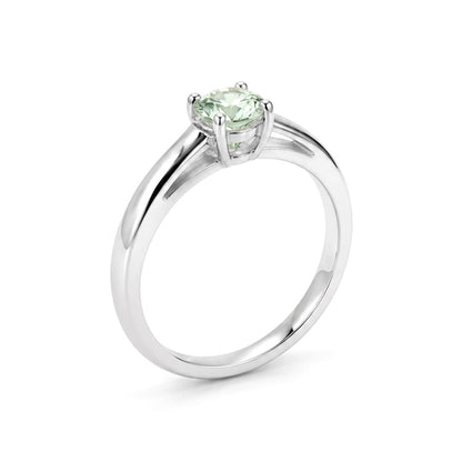 RS-10282 | Men's Fancy Color 0.5CT Ring | White Gold Plated