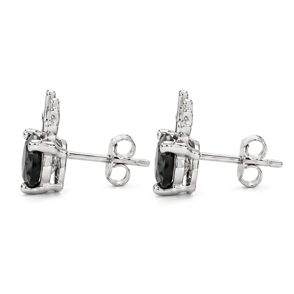 ES-20093 | Fancy Color 1CT Stud Earrings | White Gold Plated