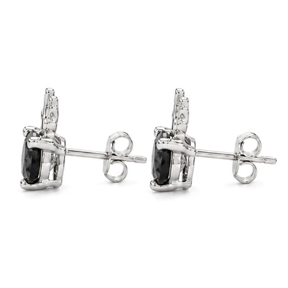 ES-20093 | Fancy Color 1CT Stud Earrings | White Gold Plated