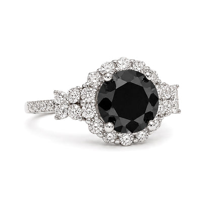 RS-10173 | Fancy Color 2CT Ring | White Gold Plated