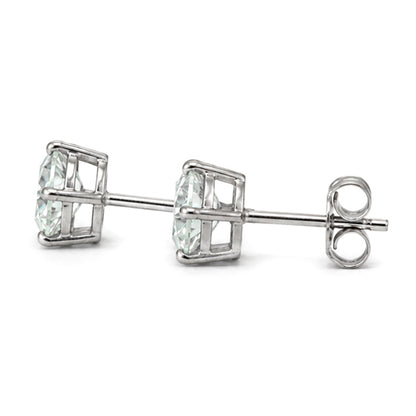 ES-20082 | Fancy Color 1CT Stud Earrings | White Gold Plated