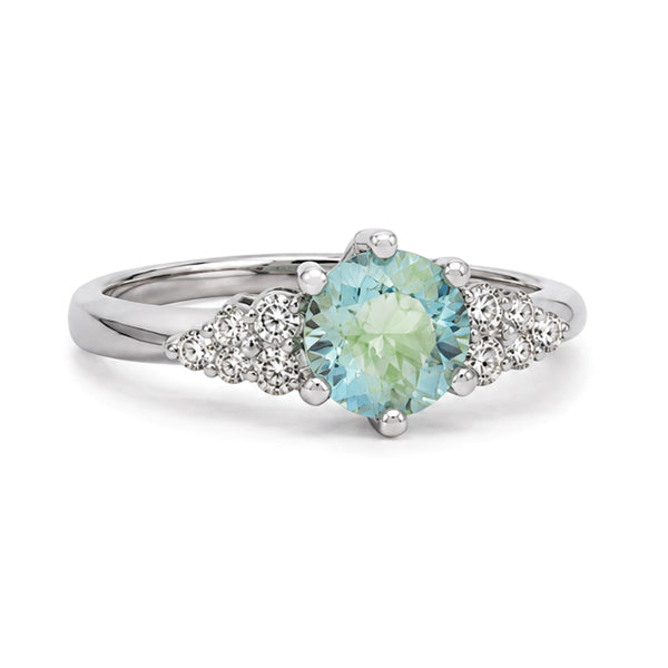 RS-10402 | Fancy Color 1CT Ring | White Gold Plated