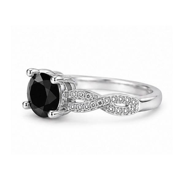 RS-10203 | Fancy Color 2CT Ring | White Gold Plated