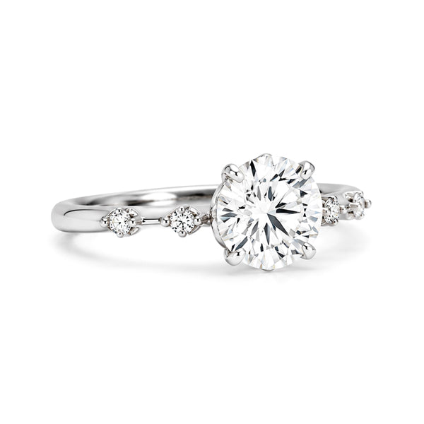 RS-10461 | D-Color 1CT Ring | White Gold Plated