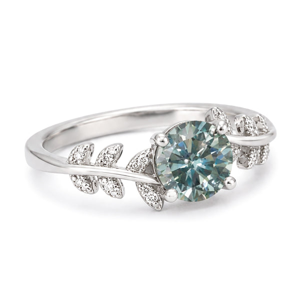 RS-10482 | Fancy Color 1CT Ring | White Gold Plated