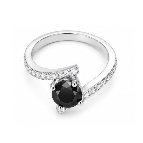 RS-10223 | Fancy Color 2CT Ring | White Gold Plated