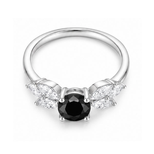 RS-10233 | Fancy Color 1CT Ring | White Gold Plated