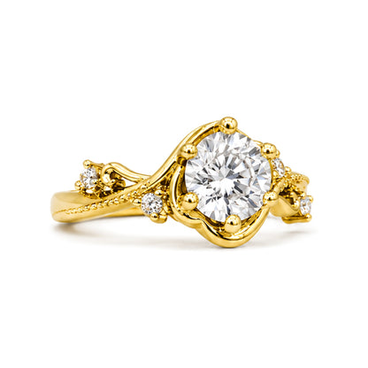 RS-10454 | D-Color 1CT Ring | 18K Gold Plated