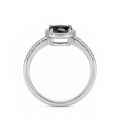 RS-10113 | Fancy Color 1CT Ring | White Gold Plated