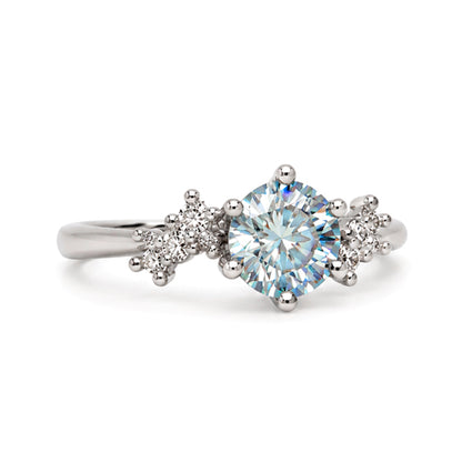 RS-10412 | Fancy Color 1CT Ring | White Gold Plated