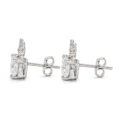 ES-20091 | D-Color 1CT Stud Earrings | White Gold Plated