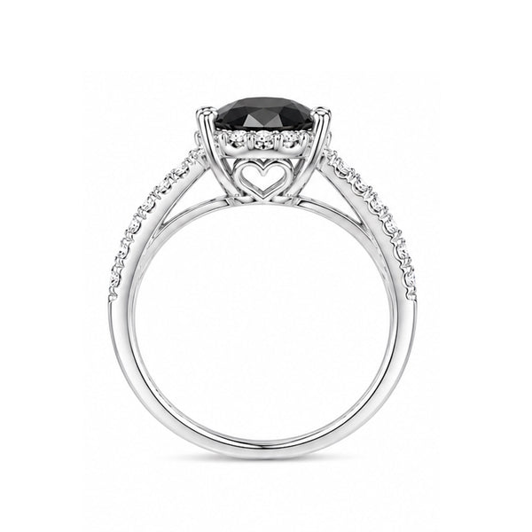 RS-10123 | Fancy Color 1CT Ring | White Gold Plated