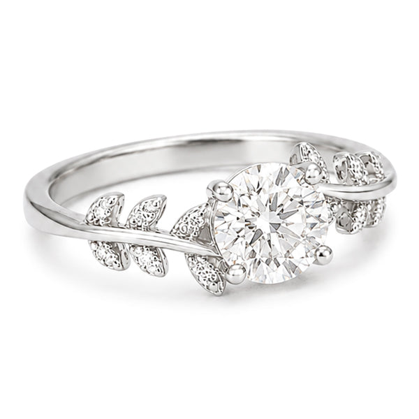 RS-10481 | D-Color 1CT Ring | White Gold Plated