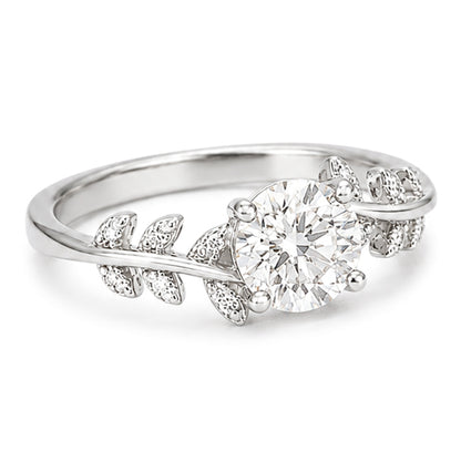 RS-10481 | D-Color 1CT Ring | White Gold Plated