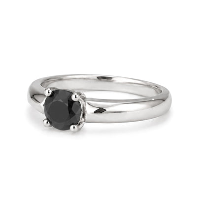 RS-10283 | Men's Fancy Color 0.5CT Ring | White Gold Plated
