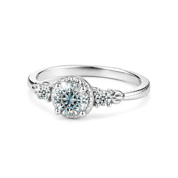 RS-10372 | Men's Fancy Color 0.5CT Ring | White Gold Plated