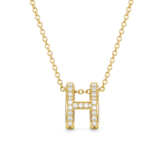 NS-30114 | Fancy Color 1.2mm/0.2CT Pendant Necklace | 18K Gold Plated