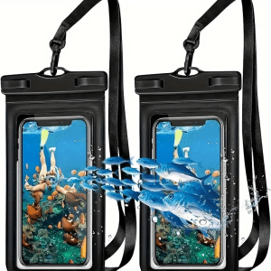 Waterproof Pouch (Regular, 2-Pack) - Black