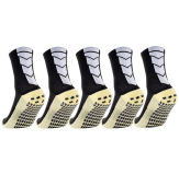 5 Pairs of Grip Football Socks